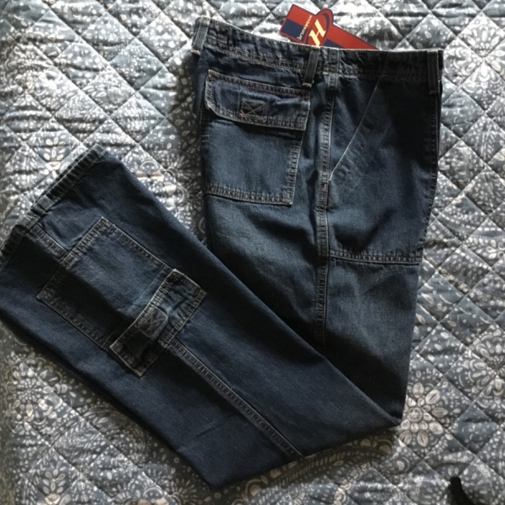 Vintage Dead Stock Hydraulic High Rise Flare Jeans